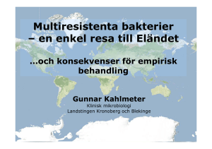 Antimicrobial resistance in Europe