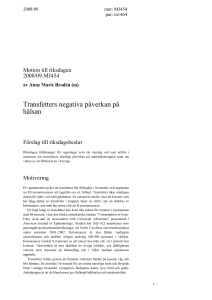 Motivering - Riksdagens öppna data