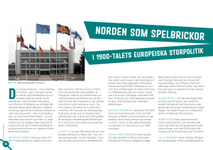 NorDeN som spelbrickor - Pohjola
