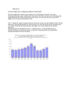 2008-09-01 OM ALLA BARN GICK I FÖRSKOLA FRÅN ETT ÅRS