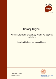 Samsjuklighet - FoU i Sörmland