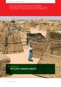 Lektion 8: På flykt undan kriget