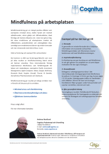 Mindfulness på arbetsplatsen