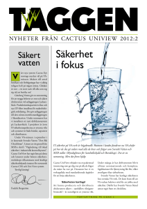 Säkerhet i fokus - Cactus Utilities AB