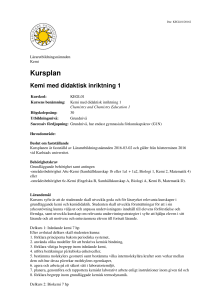 Kursplan - Karlstads universitet