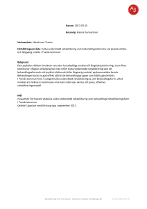 Lägesbeskrivning vid riktmärke 1