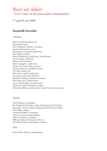 Innehåll/översikt