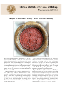 Medlemsblad 0804 - Skara Stiftshistoriska Sällskap