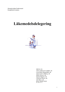 Läkemedelsdelegering