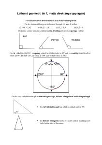 Lathund geometri, åk 7, matte direkt (nya upplagan)