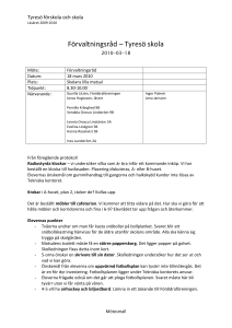 Förvaltningsråd – Tyresö skola