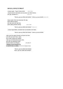 Joh 6:11, 33-35, Ps 146:6-7 Text - Christian Braw