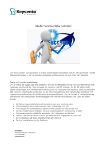 Medarbetarnas fulla potential