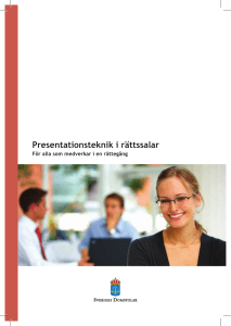 Presentationsteknik i rättssalar