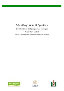 Från stängd lucka till öppet hus