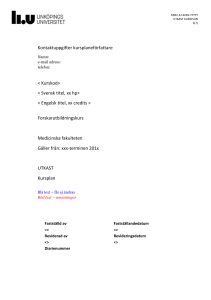 Mål - Linköpings universitet