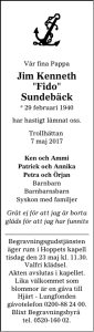 Jim Kenneth "Fido" Sundebäck