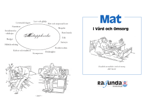 Mat i vård och omsorg