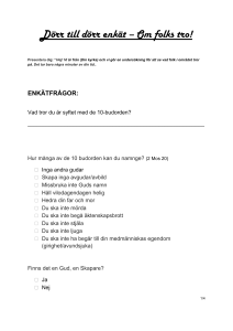 enkätfrågor