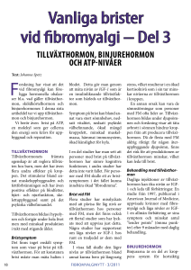 Vanliga brister vid fibromyalgi – Del 3