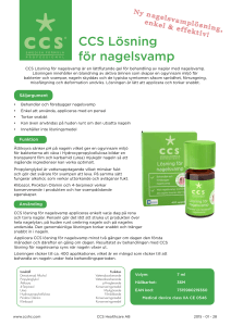 CCS Lösning för nagelsvamp