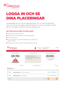 logga in och se dina placeringar