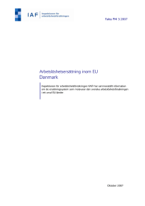 Arbetslöshetsersättning inom EU