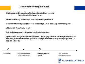 Företagsrekonstruktion i praktiken