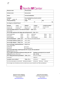 Nordic IVF Center Göteborg Nordic IVF Center Malmö Mannens