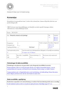 Kursanalys