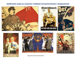 Jämförande analys av nazismen i Tyskland och kommunismen i