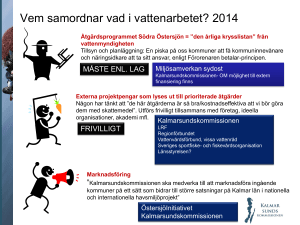 Kartläggning – vem gör vad i vattenarbetet!