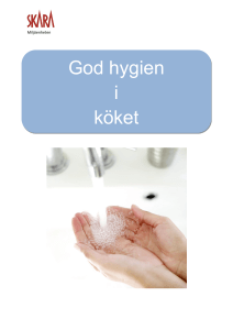 God hygien i köket