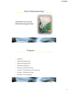 PowerPoint-bilder 2 Diskriminering