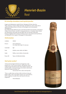 Henriet-Bazin Rosé - Svensk Champagneimport