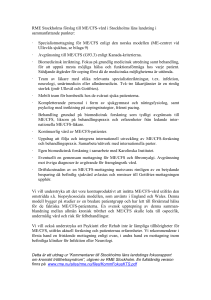 RME Stockholms förslag till ME/CFS