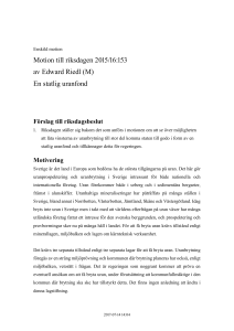 En statlig uranfond - Riksdagens öppna data