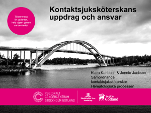 Gemensamt mål - olika fokus Uppdrag