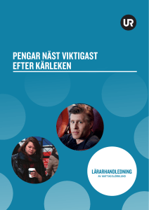 pengar näst viktigast efter kärleken