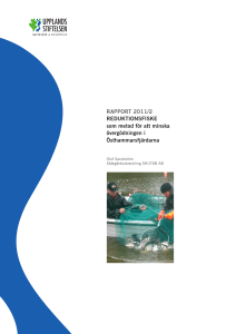 RAPPORT 2011/2 REDUKTIONSFISKE som metod för att minska