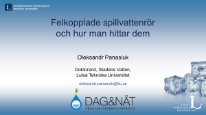 Felkopplade spillvattenrör och hur man hittar dem