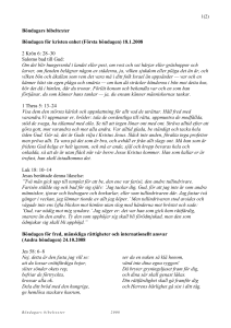 Böndagars bibeltexter 2008