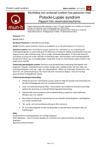 Sammanst\344llning - observationsschema - Mun-H