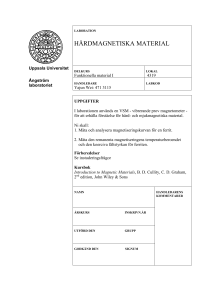 hårdmagnetiska material - Studentportalen