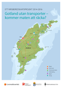 Gotland utan transporter – kommer maten att räcka?