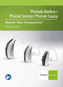 Bakom-örat hörapparater
