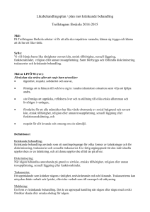 Likabehandlingsplan / plan mot kränkande behandling Trollstugans