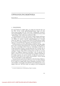 Upphandlingskrönika