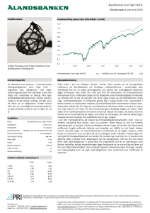 Ålandsbanken Euro High Yield B Månadsrapport april 2017 (EUR)