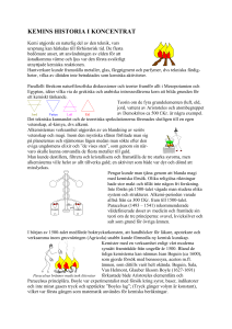 KEMINS HISTORIA I KONCENTRAT